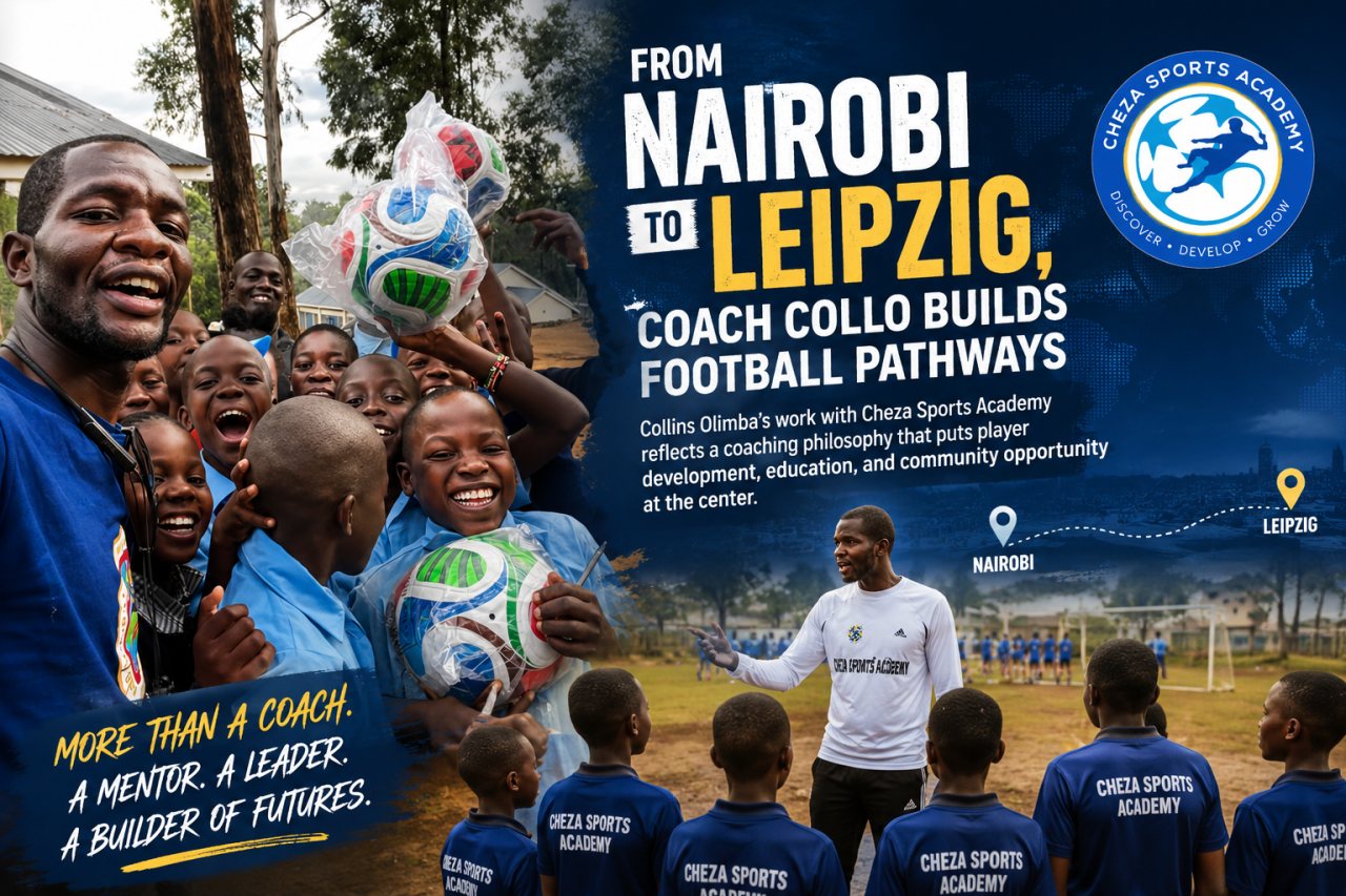 Story image for Coach Collo Builds Football Pathways From Nairobi to Leipzig