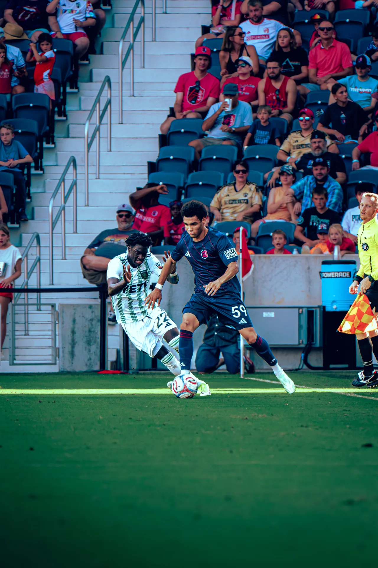 St Louis CITY2 vs Austin FC II photographed by Mia Felix.